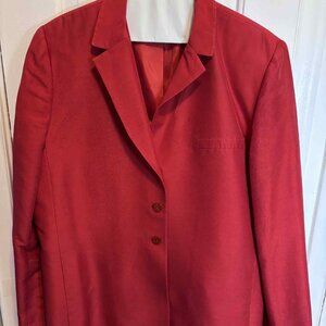 TA Travis Ayers Blazer Red Size 16